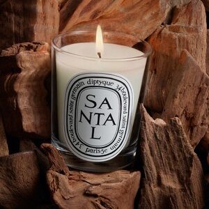 Diptyque Santal Candle - White